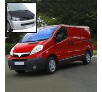 UK Custom Covers BB674AD4 Tailored Full Bonnet Bra Stone Chip Protector Black Carbon Fibre Look - To Fit Nissan Primastar 2001-2014