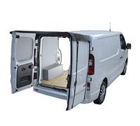 UK Custom Covers BDC507AD18 Tailored Rear Barn Door Awning Cover Black - To Fit Vauxhall Vivaro 2001-2014