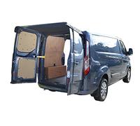 UK Custom Covers BDC514AD38 Tailored Rear Barn Door Awning Cover Black - To Fit Ford Transit Custom M Sport (2013 Onwards)