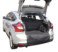 UK Custom Covers BL159 Tailored Waterproof Boot Liner Mat Black - Fits Ford Focus Hatchback With Full Size Spare Wheel (Inc The ST) 2011-2018