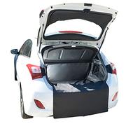UK Custom Covers BL466 Tailored Waterproof Boot Liner Mat Black - To Fit Hyundai i30 Hatchback (With Space Saver) 2012-2017