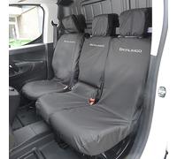 UK Custom Covers Compatible With Citroen Berlingo Embroidered Seat Covers 2008 On - Select Seat Configuration Below - Tailored Waterproof
