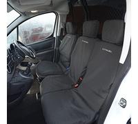 UK Custom Covers Compatible With Citroen Berlingo Embroidered Seat Covers 2008 On - Select Seat Configuration Below - Tailored Waterproof