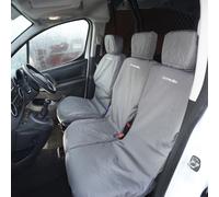 UK Custom Covers Compatible With Citroen Berlingo Embroidered Seat Covers 2008 On - Select Seat Configuration Below - Tailored Waterproof
