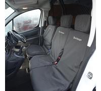 UK Custom Covers Compatible With Citroen Berlingo Embroidered Seat Covers 2008 On - Select Seat Configuration Below - Tailored Waterproof