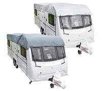 UK Custom Covers CTC791SILVER Caravan Top Roof Cover Waterproof Heavy Duty Silver - Sizes 12-25ft (Select In Advert)
