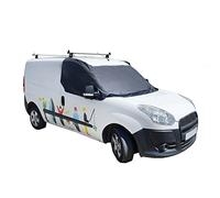 UK Custom Covers Fiat Doblo Windscreen Cover - Van Windscreen Frost Protector/Van Screen Cover Winter and Waterproof Frostblocker For 2010 On Fiat Doblo (Dark Grey, Plain)