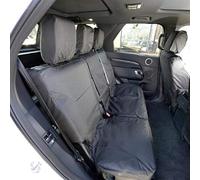 UK Custom Covers Fits Land Rover Discovery 5 (2017 Onwards) Rear Seat Covers Tailored (Black) - SC324B