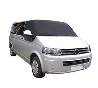 UK Custom Covers Fits VW Transporter T5/T5.1 Caravelle (2003-2015) Pop Top Windscreen Cover Curtain Frost Protector (Black) - SW940BLACKAD7