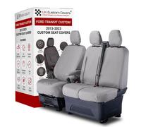 UK Custom Covers Ford Transit Custom Seat Covers - Waterproof Van Seat Covers For 2013-2023 Active, Leader, Limited, Sport, Trend, Trail, And Rs