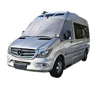 UK Custom Covers Mercedes Sprinter Windscreen Cover - Van Windscreen Frost Protector/Van Screen Cover Winter and Waterproof Frostblocker For 2006-2018 Mercedes Sprinter (Grey, Plain)