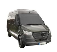 UK Custom Covers Mercedes Sprinter Windscreen Cover - Van Windscreen Frost Protector/Van Screen Cover Winter and Waterproof Frostblocker For 2006-2018 Mercedes Sprinter (Black, Plain)