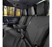 Uk Custom Covers Peugeot Boxer 2006-2022 Black Front & Rear Seat Covers - 3 Front Seats, Driver Armrest, Pulldown Tray