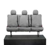 Uk Custom Covers Peugeot Expert 2016+ Grey Rear Seat Covers - Armrests, Underseat Storage