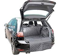 UK Custom Covers QBL279B Tailored Waterproof Quilted Boot Liner Mat Black -To Fit Vw Golf Hatchback MK7 (Raised Floor) 2013 Onwards