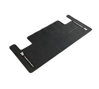 UK Custom Covers RM455 Rear Cab Heavy Duty Tailored Rubber Floor Mats Black - Fits Ford Transit Custom 2013 Onwards