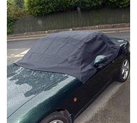 UK Custom Covers RP113 Tailored Soft Top Roof Half Cover Black - To Fit Mazda MX5 MK1 MK2 MK2.5 1989-2005