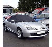 UK Custom Covers RP123 Tailored Soft Top Roof Half Cover Black - To Fit MGF