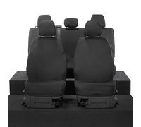 UK Custom Covers SC127B-SC128B Tailored Heavy Duty Waterproof Front & Rear Seat Covers Black - To Fit VW Amarok (2011-2022)