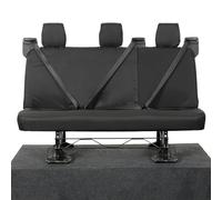 UK Custom Covers SC131BAD25 Tailored Heavy Duty Waterproof Rear Seat Covers Black - Fits Ford Transit Custom Limited (2013 Onwards)