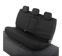 UK Custom Covers SC305BAD25 Tailored Heavy Duty Waterproof Rear Seat Covers Black - Fits Ford Ranger Raptor Double Cab (2012-2016)