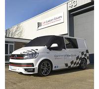 UK Custom Covers SW941BLACKAD3 Pop Top Windscreen Cover Curtain Frost Protector Black - To Fit VW Transporter T6/T6.1 Shuttle (2015 Onwards)