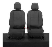 UK Custom Covers To Fit Land Rover Discovery 4 (2009-2016) Front Seat Covers Black Tailored - TRADE107B
