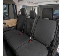 UK Custom Covers To Fit Land Rover Discovery 4 (2009-2016) Rear Seat Covers Black Tailored - TRADE157B