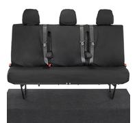 UK Custom Covers To Fit Nissan Primastar Tekna (2022 Onwards) Rear Seat Covers Tailored Black - SC189BAD20