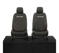 UK Custom Covers To Fit VW Caddy Seat Covers (2004 On) Inc. Embroidery (With or Without Armrests) Waterproof Durable Easy to Fit Tailored