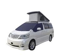 UK Custom Covers Toyota Alphard Windscreen Cover - Van Windscreen Frost Protector/Van Screen Cover Winter and Waterproof Frostblocker For 2002 On Toyota Alphard (Navy, Plain)