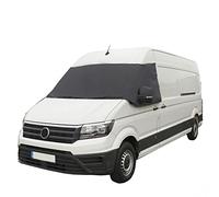 UK Custom Covers VW Crafter Windscreen Cover - Van Windscreen Frost Protector/Van Screen Cover Winter and Waterproof Frostblocker For 2017 Onwards Volkswagen Crafter (Dark Grey, Plain)