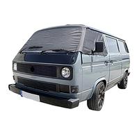 UK Custom Covers VW T25 Windscreen Cover - Van Windscreen Frost Protector/Van Screen Cover Winter and Waterproof Frostblocker For 1979-1992 On VW Transporter T25 (Dark Grey, Plain)