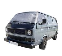 UK Custom Covers VW T25 Windscreen Cover - Van Windscreen Frost Protector/Van Screen Cover Winter and Waterproof Frostblocker For 1979-1992 On VW Transporter T25 (Grey, Plain)