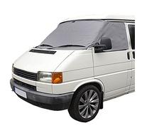 UK Custom Covers VW T4 Windscreen Cover - Windscreen Frost Protector/Van Screen Cover Winter and Frostblocker For 1990-2004 VW Transporter, Caravelle, Kombi and Shuttle (Grey, Plain)