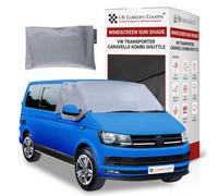 Uk Custom Covers Vw T6/t6.1 Pop Top Windscreen Cover 2015-2024 - Grey