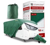UK Custom Covers Waterproof Breathable Caravan Cover For All Seasons, Green (4.2 To 5.2M)
