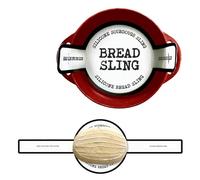 UK Designed - 1 Silicone Bread Sling for Dutch Oven- Reusable Bread Mat- Heat Resistant Dutch Oven Liners w/Long Handles - Non-Stick Bread Silicone Mat - Sourdough Bread Baking Supplies (Bread Slings)