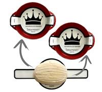 UK Designed - 2 Silicone Bread Sling for Dutch Oven - Reusable Bread Mat - Heat Resistant Dutch Oven Liners w/Long Handles - Bread Silicone Mat - Sourdough Bread Baking Supplies (White Crown)
