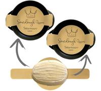 UK Designed - 2 Silicone Bread Sling for Dutch Oven - Reusable Bread Mat - Heat Resistant Dutch Oven Liners w/Long Handles - Bread Silicone Mat - Sourdough Bread Baking Supplies (Sourdough Queen)
