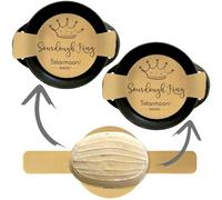UK Designed - 2 Silicone Bread Sling for Dutch Oven - Reusable Mat - Heat Resistant Liners With Long Handles - Sourdough Baking Supplies (Sourdough King)