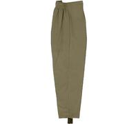 UK Dispatch Elastic Stirrups Pull On Trouser Back Elastic Waist Ski Pants High Rise Womens,26,Brown light