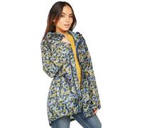 UK Dispatch Showerproof Rain Mac Freedom Flower Festival Jacket Kagool Womens Kagoule,S