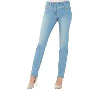 UK Dispatch Womens Slim Leg Stretch Denim 25" Leg Skinny Straight Jeans Ladies Petite,16,Blue
