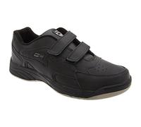 Dek Mens Orleans Wide Trainers Touch , Black, 13 UK