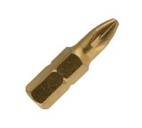 Uk Drills 1 X 25mm Screwdriver Insert Bits Titanium Coated Ph X 10Pcs