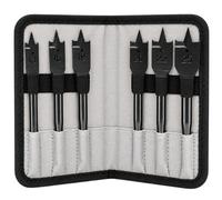 Uk Drills 6 Piece Quantum Flat Wood Drill Bit Set 13-25mm, Hex Quick-Release Shank, Shoulder Points, For Wood