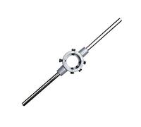 UK Drills Die Stock 38 x 14mm Circular Dies Holder Handle Grip with 5 Screws