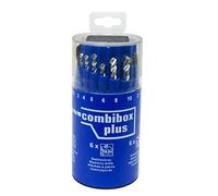 UK Drills Drill Bit Set Mixed 18 Pieces HSS Masonry Wood 3mm to 10mm