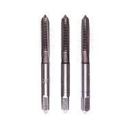 UK Drills High Speed Steel Hand Taps - HSS Twist Drill Bits - Set of 3, Made of Steel drill, Stainless Steel, Cast Iron - M3 x 0.5mm 1st,2nd,3rd Cut